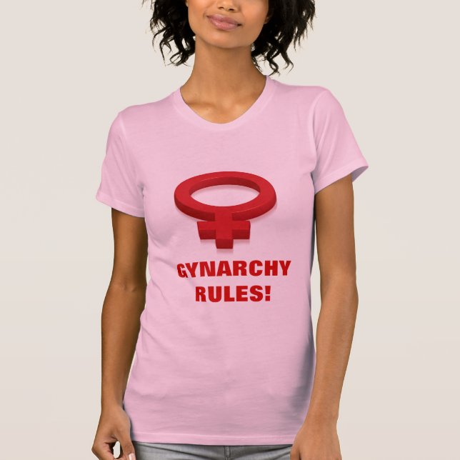 CAMISETA REGRAS DO GYNARCHY! (Frente)