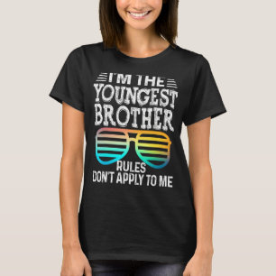 Camiseta Regras do Irmão Mais Novo não se aplicam a mim Cam