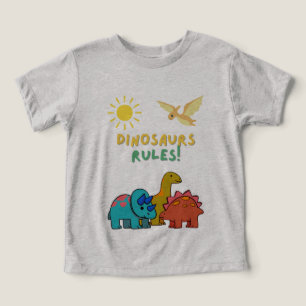 Camiseta Regras dos dinossauros!