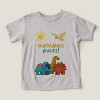 Camiseta Regras dos dinossauros!