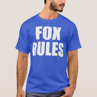 Camiseta Regras FOX Filho Filha Menino Menino