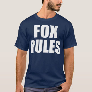 Camiseta Regras FOX Filho Filha Menino Menino