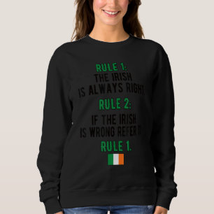 Camiseta Regras Irlandesas Orgulhosas Irlanda Bandeira Raíz