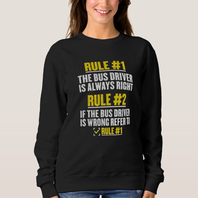 Camiseta Regras Para Condutores De Ônibus Condutores De Ôni (Frente)