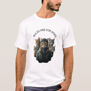 Camiseta Regras são para cães