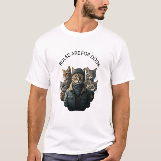 Camiseta Regras são para cães