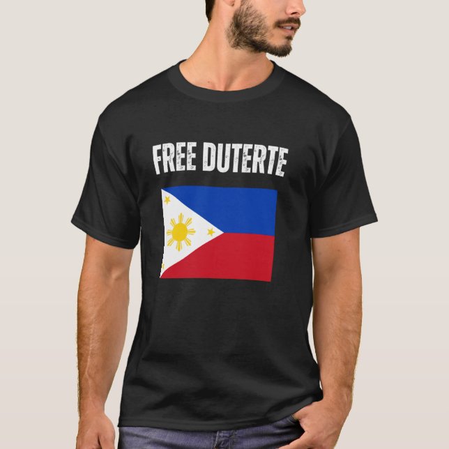Camiseta Regresso de Duterte Traga PRRD para Casa Fique com (Frente)