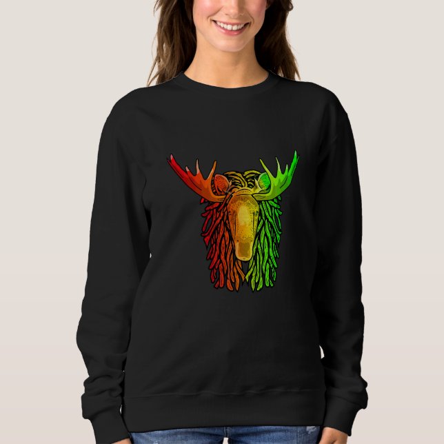 Camiseta Régua Cool Moose Dreadlocks Rasta Dreads Rastafar (Frente)
