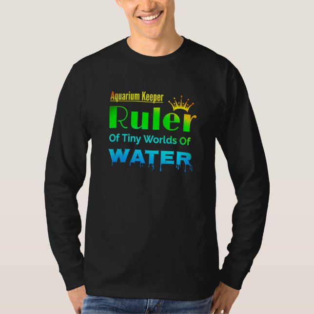 Camiseta Régua De Aquário De Tanques De Peixe De Pequenos M (Frente)