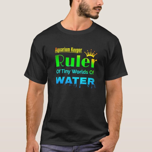 Camiseta Régua De Aquário De Tanques De Peixe De Pequenos M (Frente)