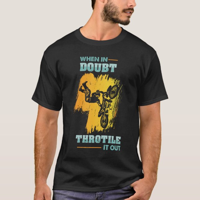 Camiseta Regulador de pressão do motocross em caso de (Frente)