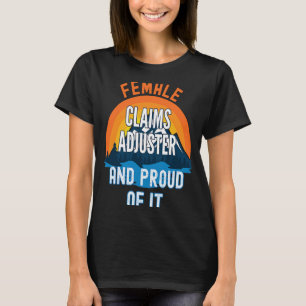 Camiseta Regulador De Sinistros Para Mulheres E Orgulho Del