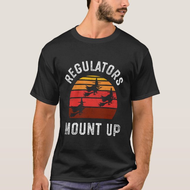 Camiseta Reguladores Montam Bruxa do Halloween (Frente)