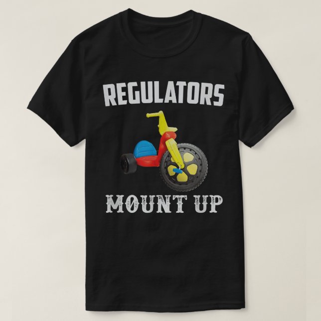 Camiseta Reguladores Montam Engraçado Rap de Hip Hop  (Frente do Design)