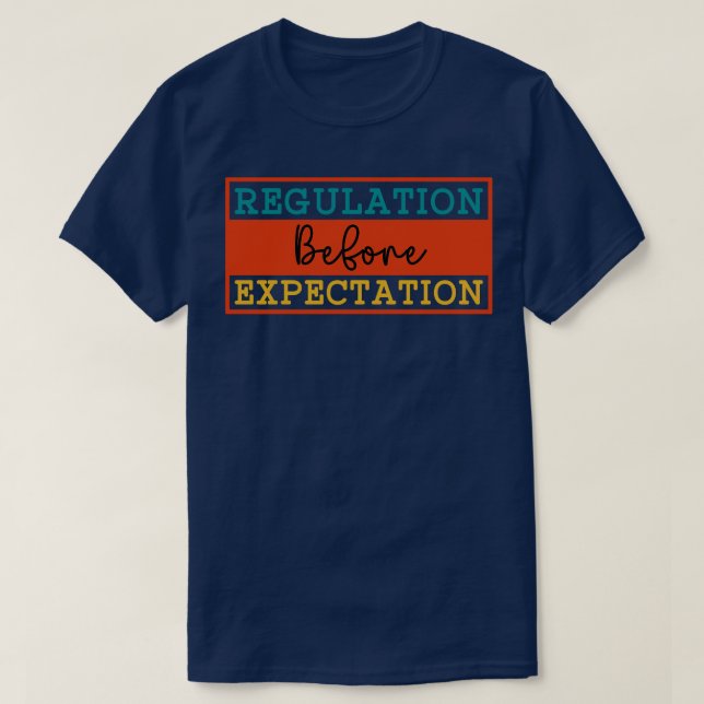 Camiseta Regulamento antes da expectativa (Frente do Design)