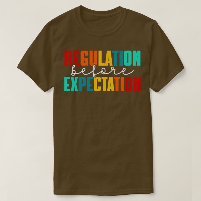 Camiseta Regulamento antes da expectativa (Frente do Design)