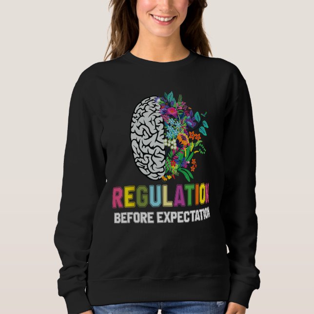 Camiseta Regulation Before Expectation Neurodiversity Socia (Frente)