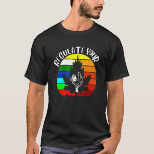Camiseta Regule a sua Vintagem de retrorreflectores da list