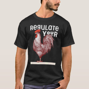 Camiseta Regule seu galo Vermelho Pro Escolha Meu Corpo Meu