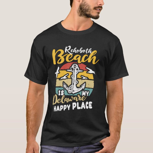 Camiseta Rehoboth Beach De Vacation Anchor Delaware (Frente)