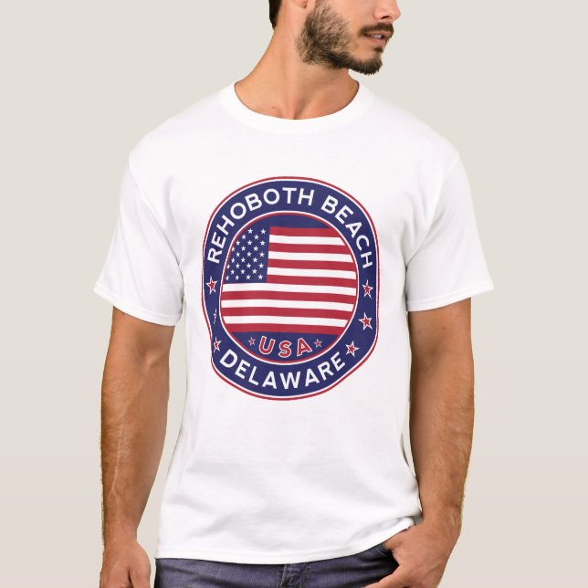 Camiseta Rehoboth Beach, Delaware (Frente)