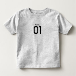 Camiseta Rei 01 Toddler Tee - Pequena Royalty, Grande Atitu