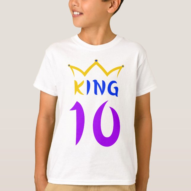 Camiseta Rei 10 (Frente)