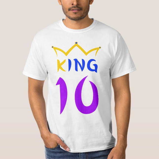 Camiseta Rei 10 (Frente)