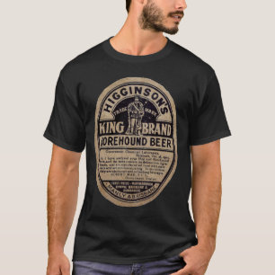 Camiseta Rei 1901 do vintage Marcagem com ferro quente
