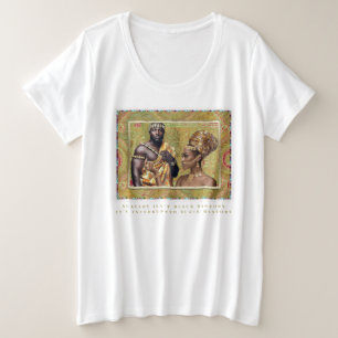 Camiseta Rei Africano e Rainha