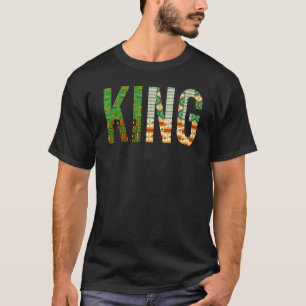 Camiseta Rei Africano Engraçado Presente Para Homens Legal
