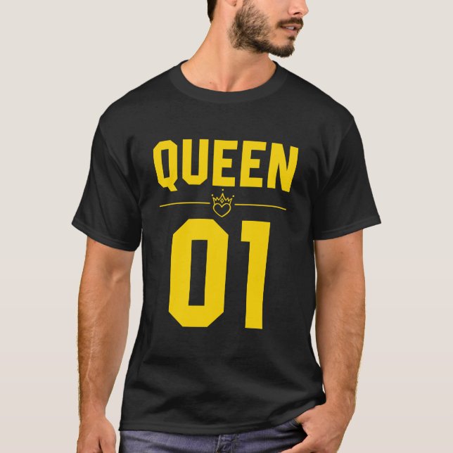 Camiseta Rei Amarelo e Rainha 01 (Frente)