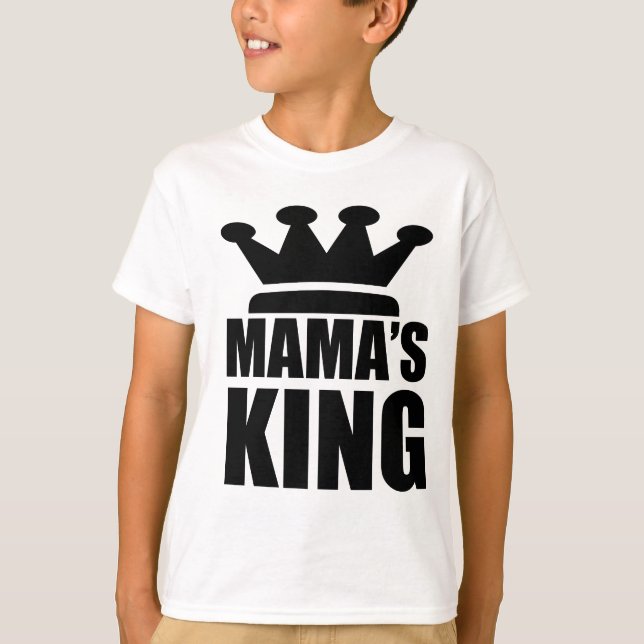 Camiseta Rei bebê mamas (Frente)