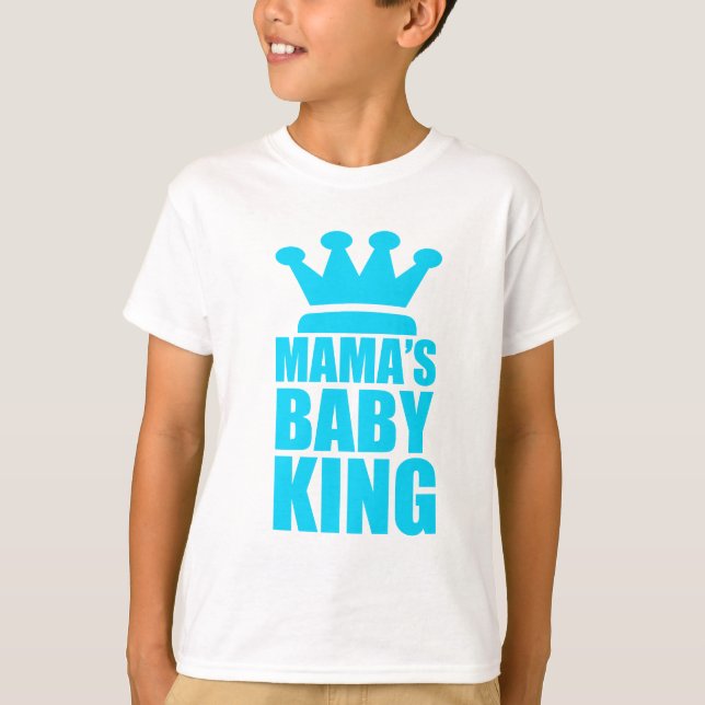 Camiseta Rei bebê mamas (Frente)