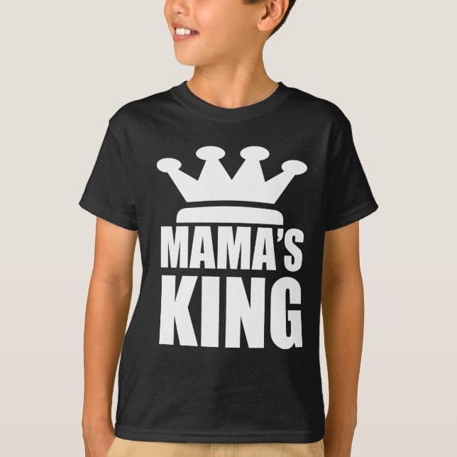 Camiseta Rei bebê mamas (Frente)