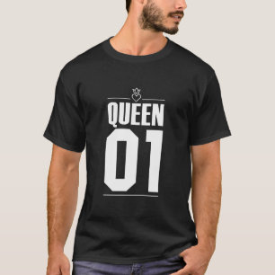 Camiseta Rei Branco e Rainha 01