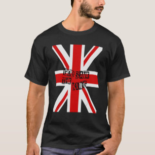 Camiseta Rei Britânico Viva O Rei Deus Salve O Rei