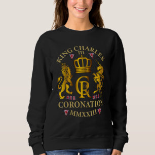 Camiseta Rei Carlos III Coroa Real Britânica