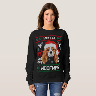 Camiseta Rei Cavalier Charles Spaniel Feliz Woofmas