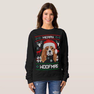 Camiseta Rei Cavalier Charles Spaniel Feliz Woofmas