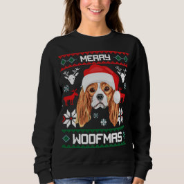 Camiseta Rei Cavalier Charles Spaniel Feliz Woofmas