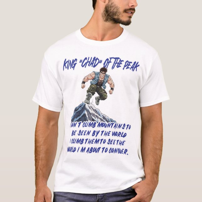 CAMISETA REI 'CHAD' DO PICO” (Frente)