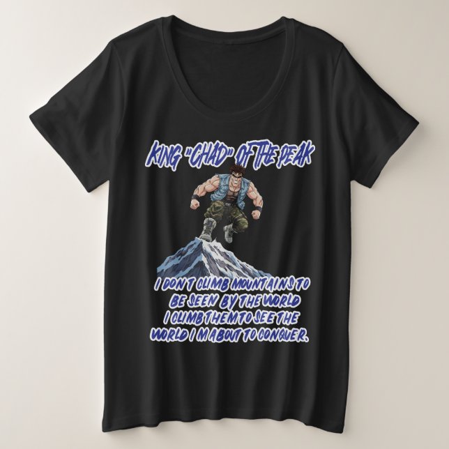 CAMISETA REI ‘CHAD’ DO PIQUE” (Frente do Design)