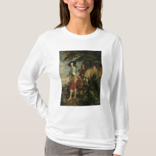 Camiseta Rei Charles Eu de Inglaterra que caça para fora,