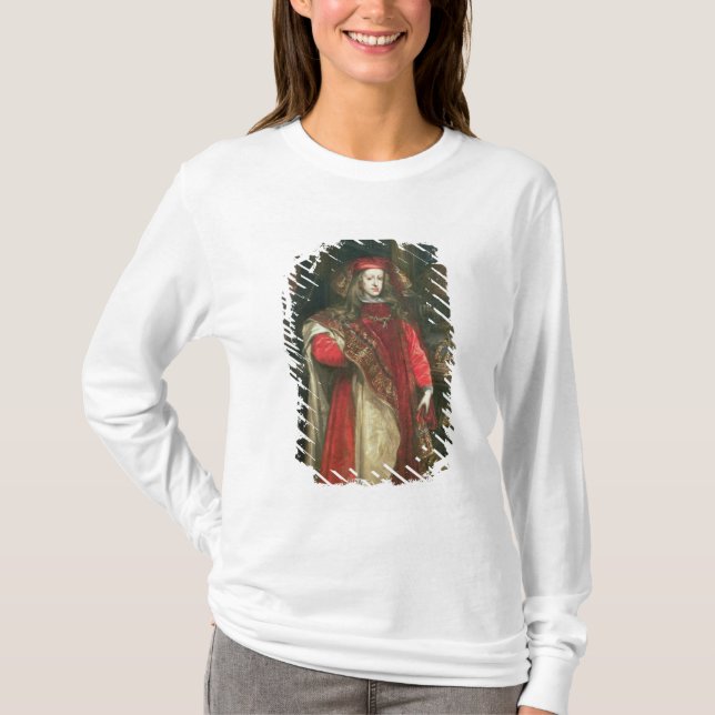 Camiseta Rei Charles II da espanha (Frente)