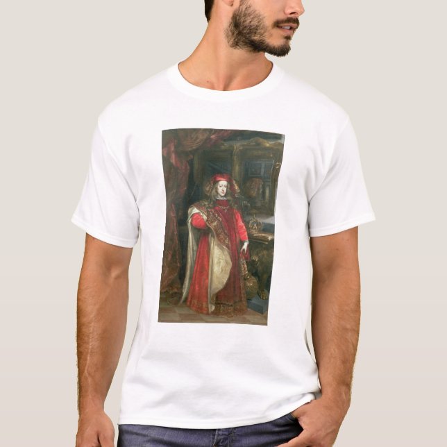 Camiseta Rei Charles II da espanha (Frente)