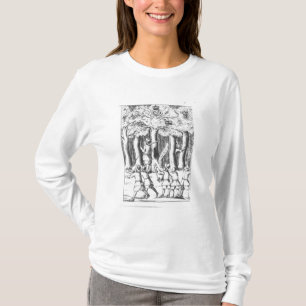 Camiseta Rei Charles II que escondem em um carvalho