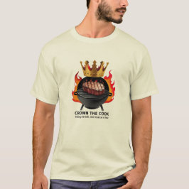 Camiseta Rei churrasco - Coroa o cozinheiro, governe o gril