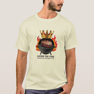 Camiseta Rei churrasco - Coroa o cozinheiro, governe o gril