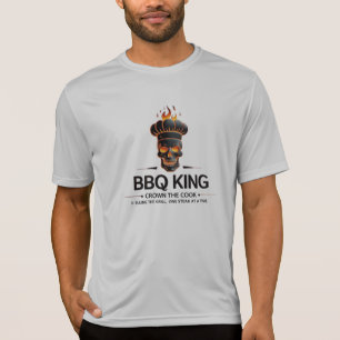 Camiseta Rei churrasco - Garra no Estilo de Desempenho Teto